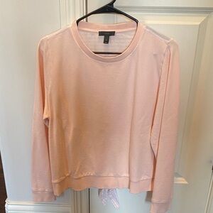 J. Crew Blush Pink Crewneck Sweatshirt